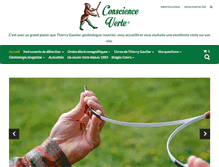Tablet Screenshot of conscienceverte.fr